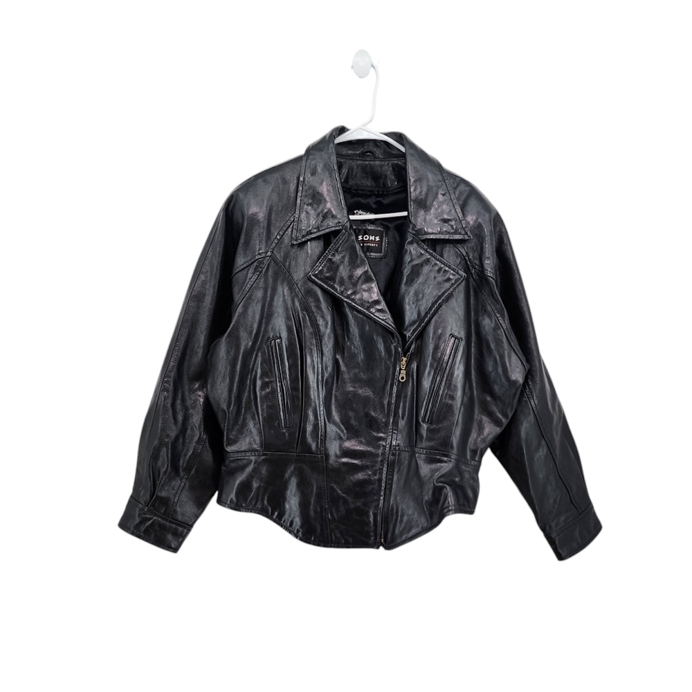 Wilson's Women's 100% Leather Zip Up Thermal Insulated Jacket - XL